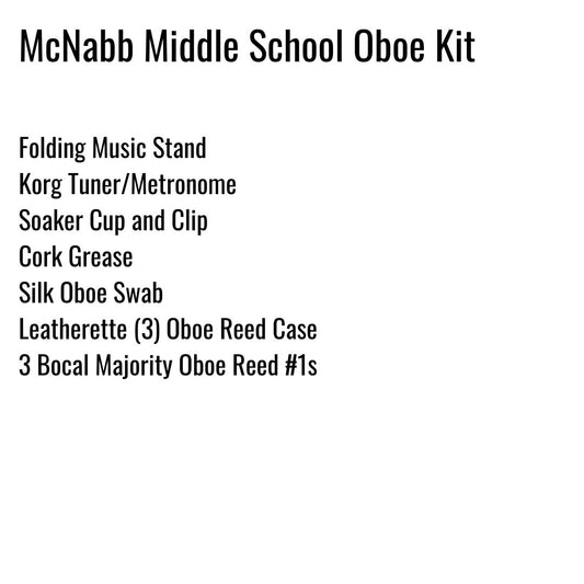 McNabb Middle School Oboe Kit