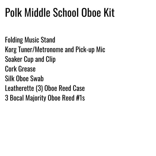 Polk Middle School Oboe Kit