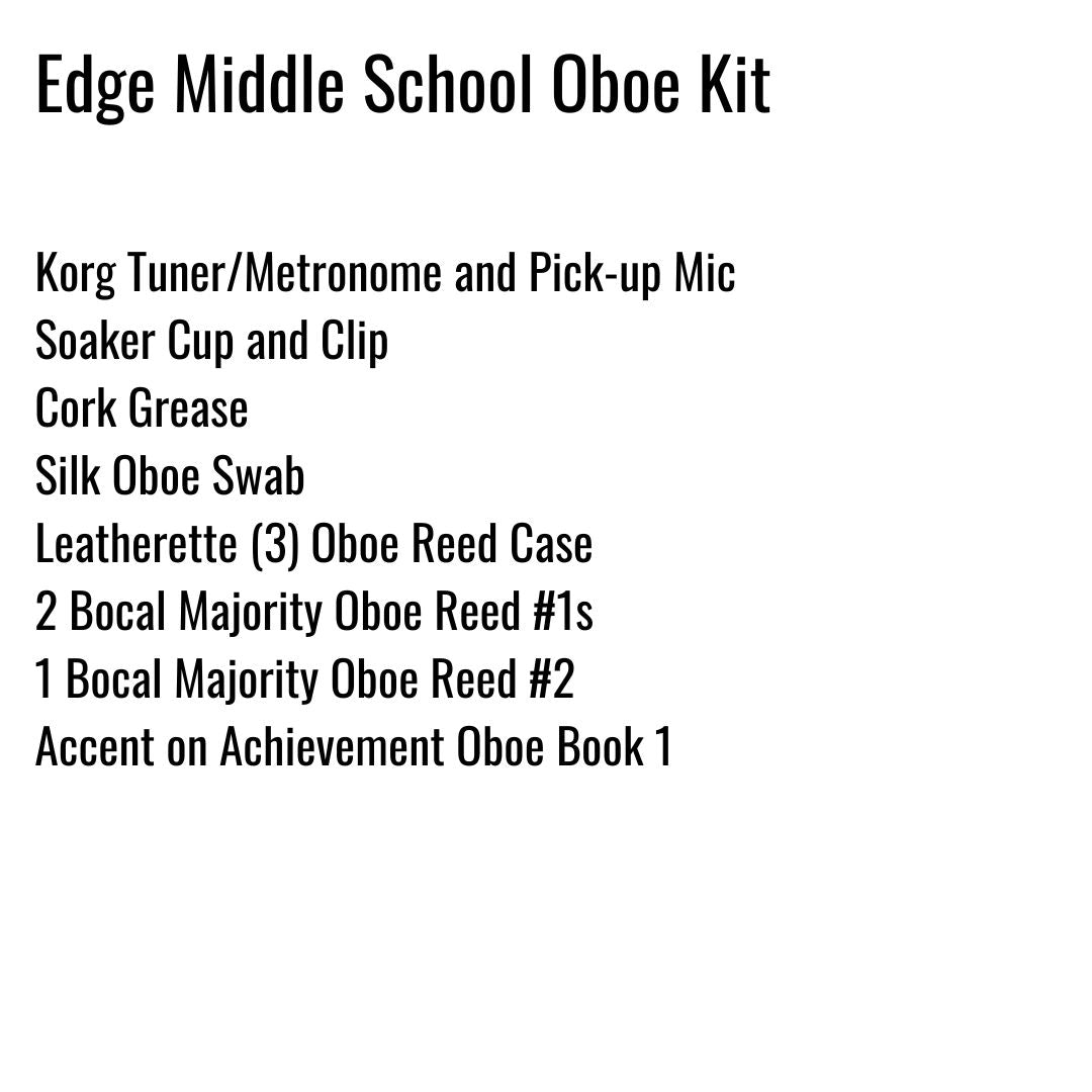 Edge Middle School Oboe Kit