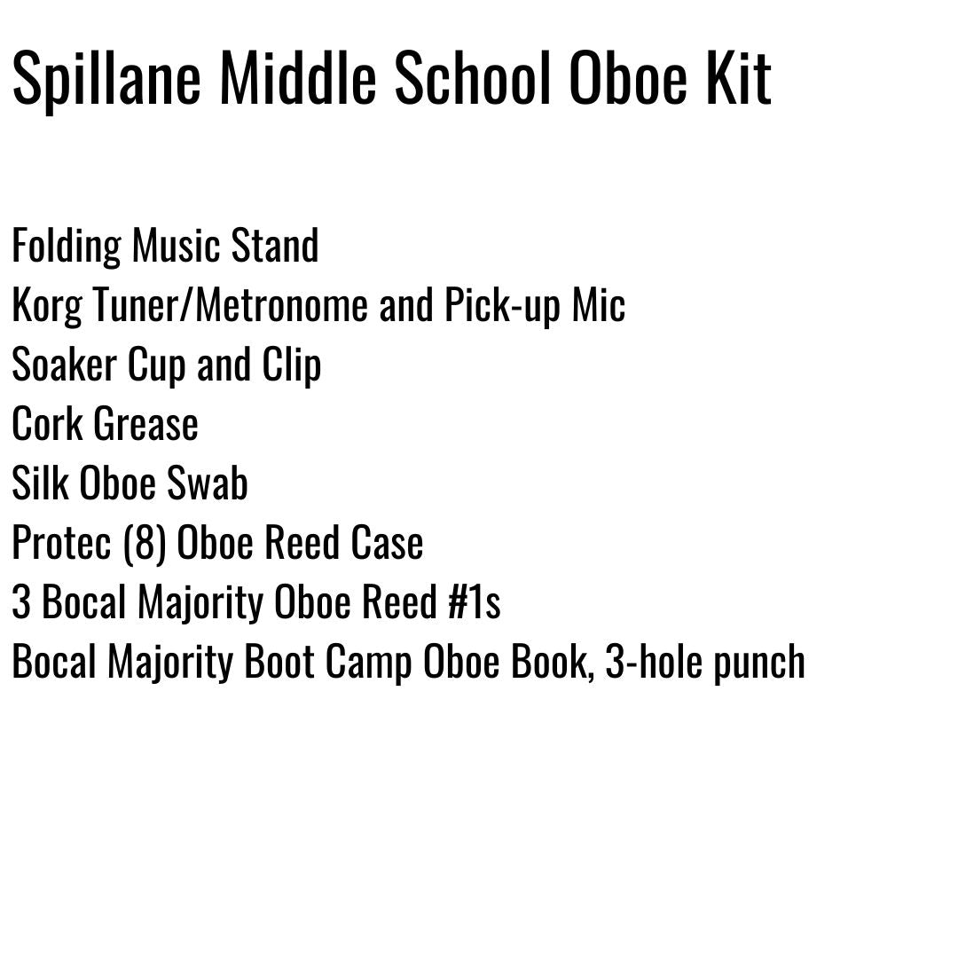 Spillane Middle School Oboe Kit