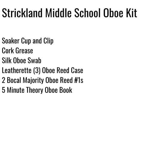 Strickland Middle School Oboe Kit
