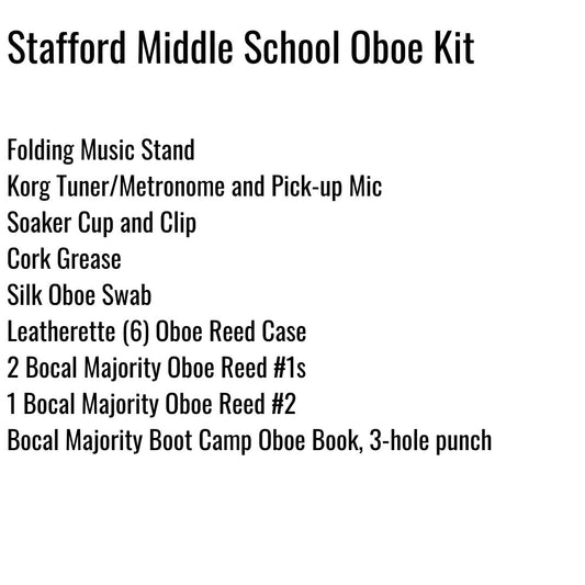 Stafford Middle School Oboe Kit