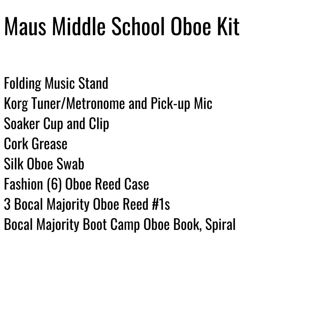 Maus Middle School Oboe Kit