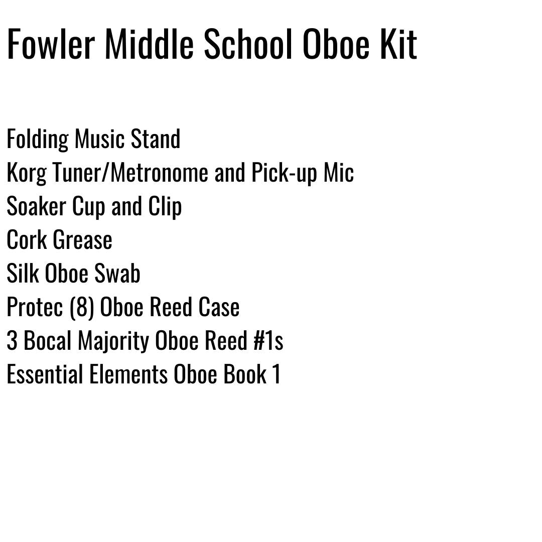 Fowler Middle School Oboe Kit