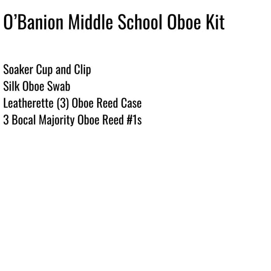 O'Banion Middle School Oboe Kit