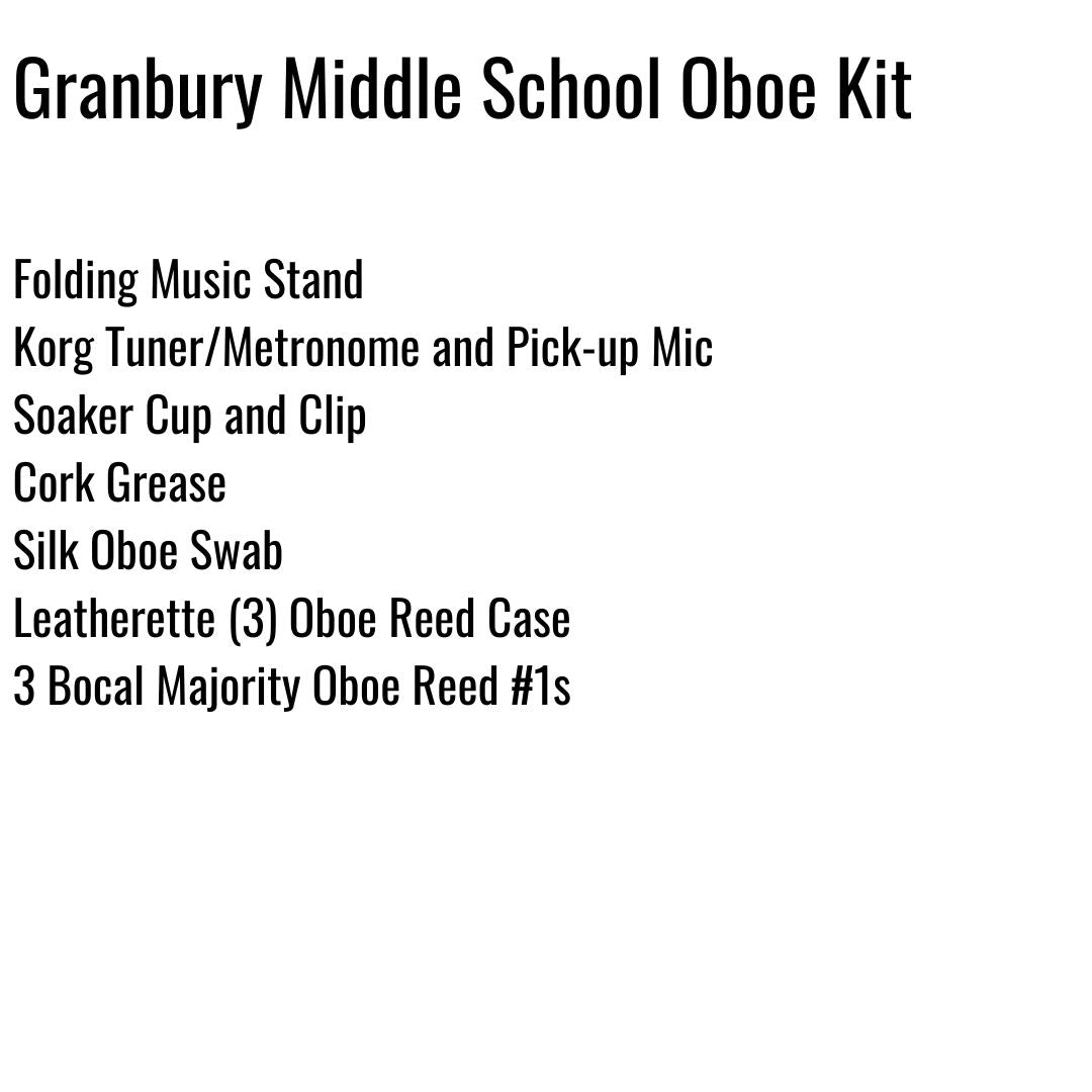 Granbury Middle School Oboe Kit