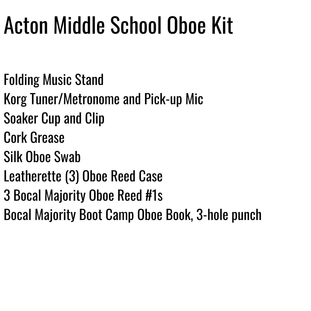 Acton Middle School Oboe Kit