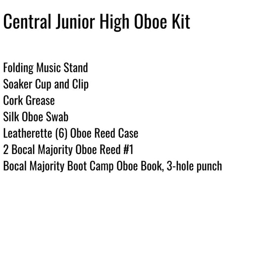 Central Junior High Oboe Kit