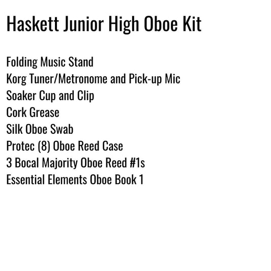 Haskett Junior High Oboe Kit