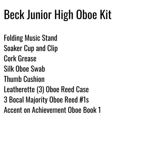 Beck Junior High (Katy) Oboe Kit