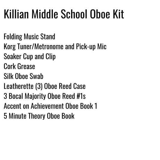 Killian Middle School Oboe Kit
