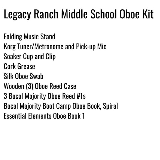 Legacy Ranch Middle School Oboe Kit