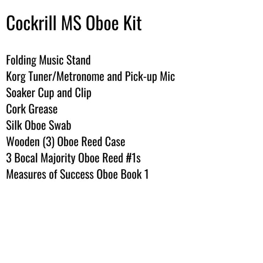 Cockrill Middle School Oboe Kit