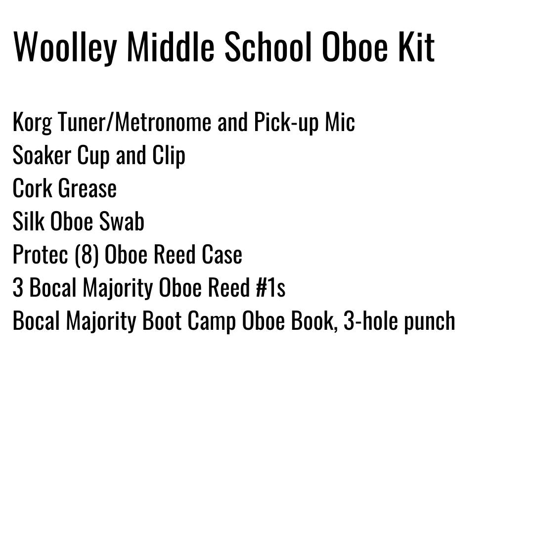 Woolley Middle School Oboe Kit