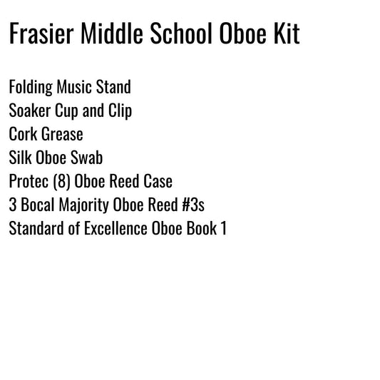 Frasier Middle School Oboe Kit