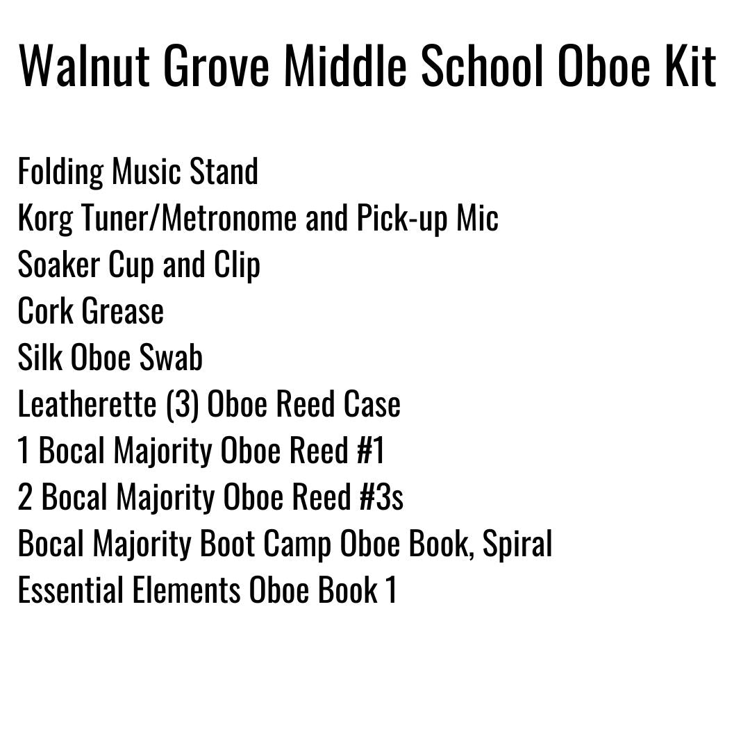 Walnut Grove Oboe Kit
