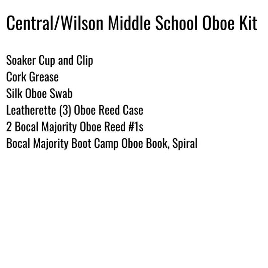 Central MS/Wilson MS Oboe Kit
