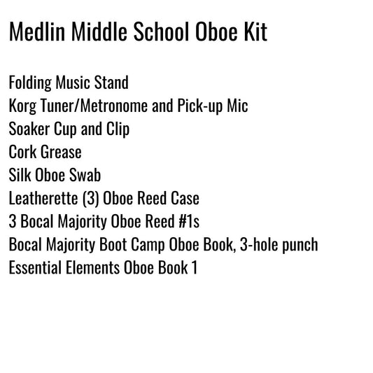 Medlin Middle School Oboe Kit
