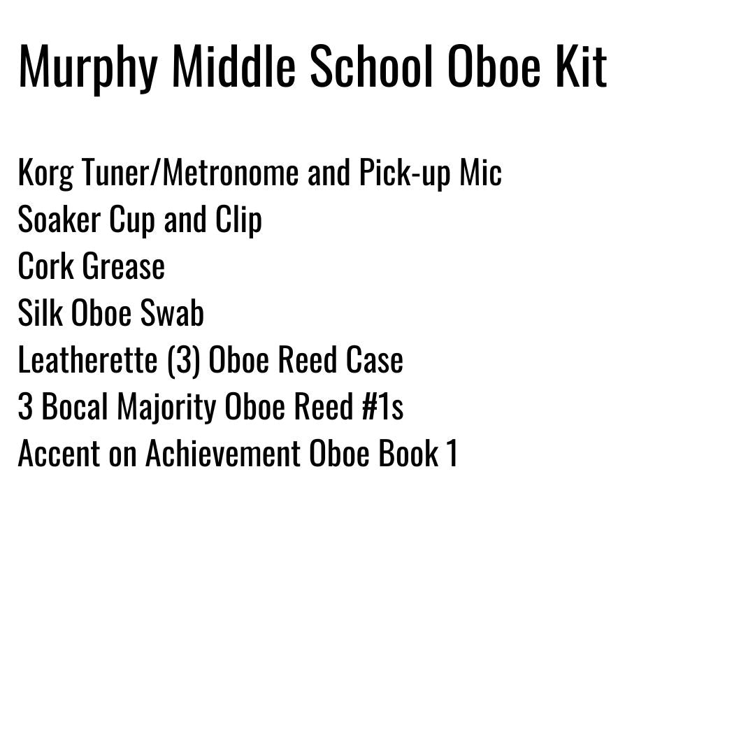 Murphy Middle School Oboe Kit