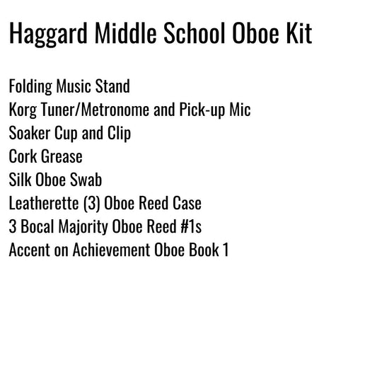 Haggard Middle School Oboe Kit