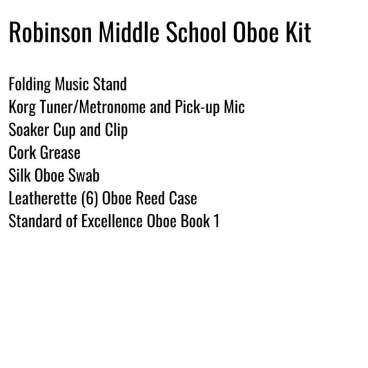 Robinson Middle School Oboe Kit