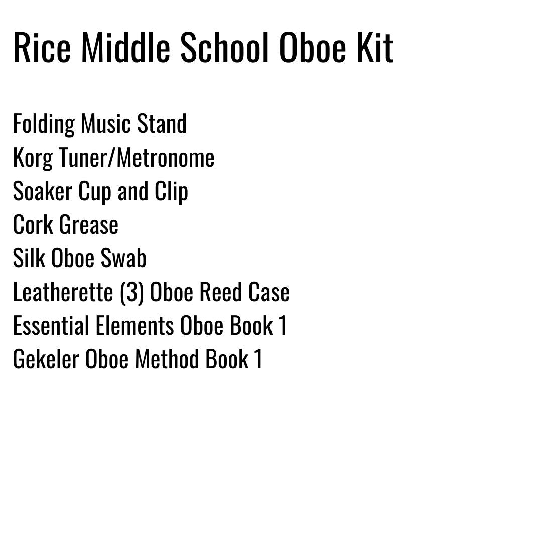 Rice Middle School Oboe Kit