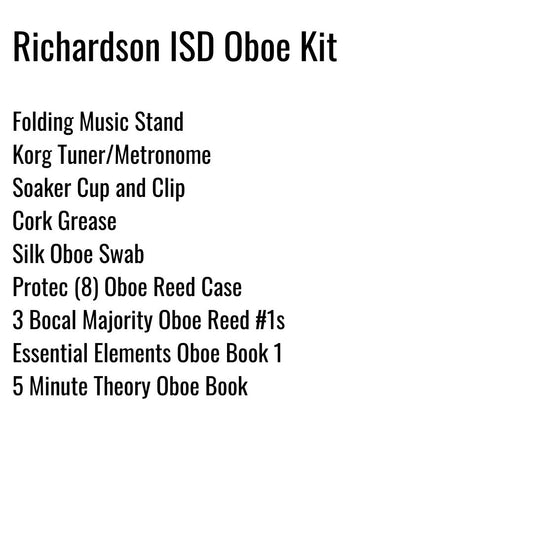 Richardson ISD Oboe Kit