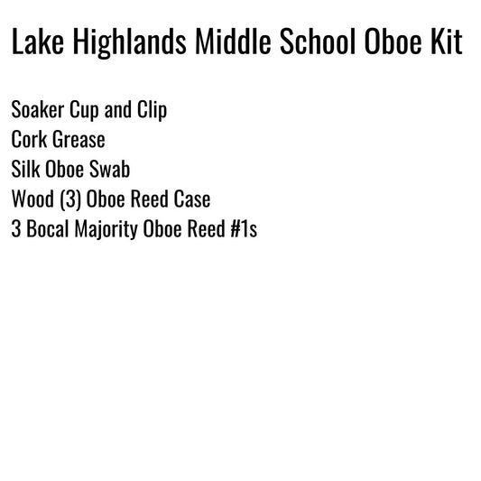 Lake Highlands Middle School Oboe Kit