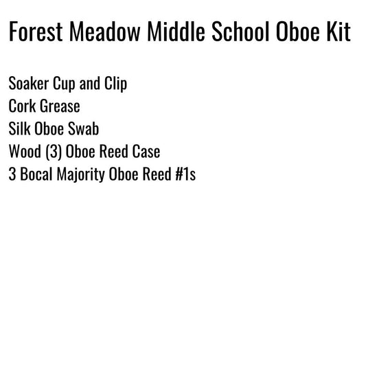 Forest Meadow Middle School Oboe Kit