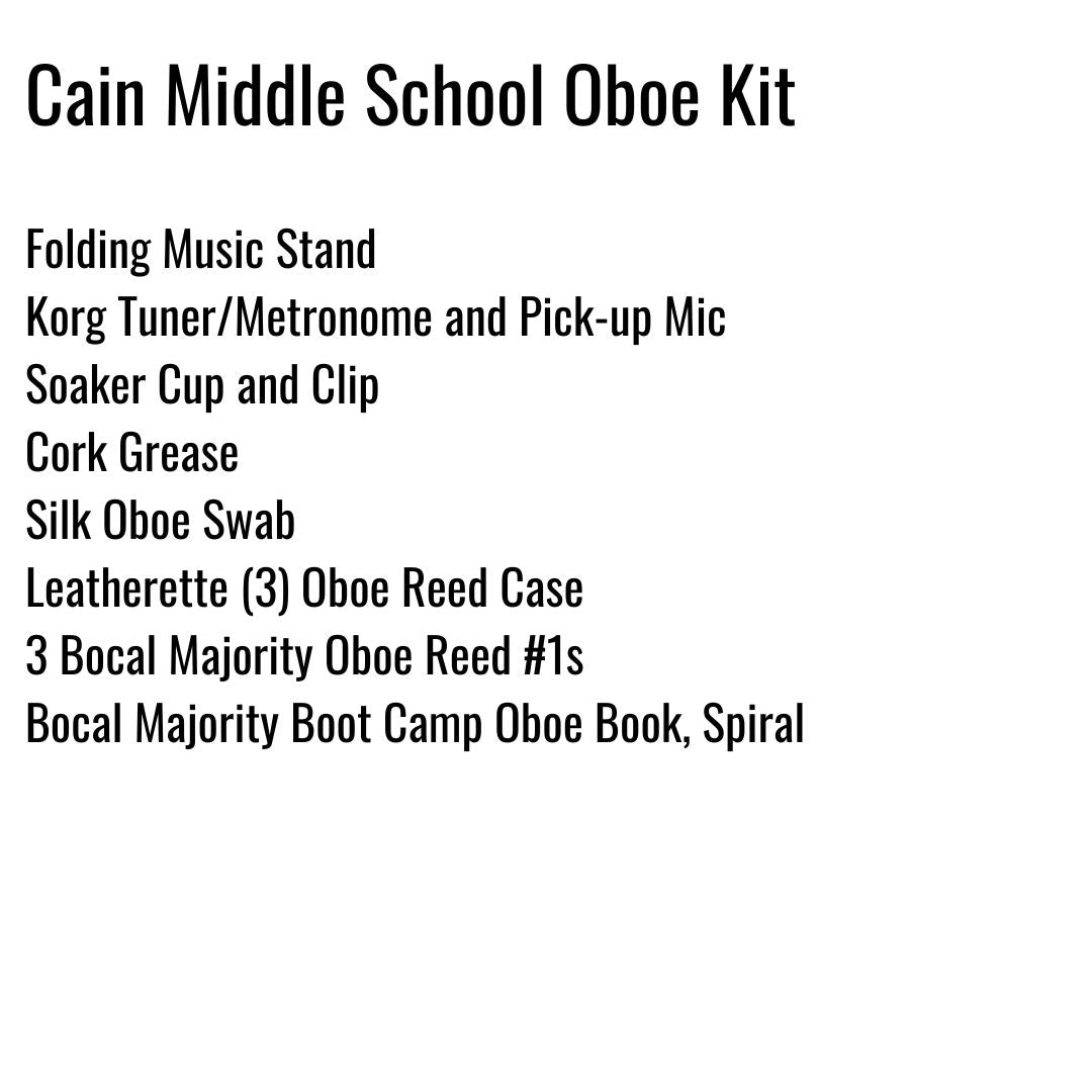 Cain Middle School Oboe Kit