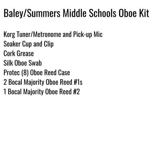 Royse City ISD Oboe Kit (Baley and Summers MS)
