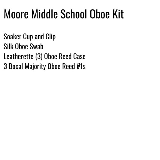 Moore Middle School (Tyler) Oboe Kit