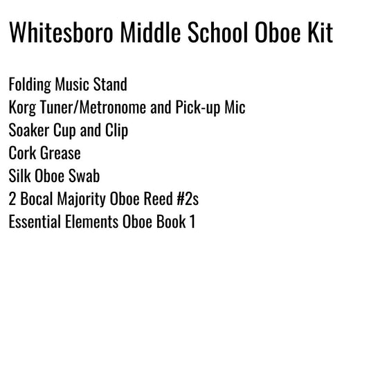 Whitesboro Middle School Oboe Kit