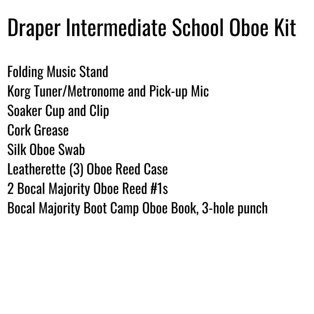 Draper Intermediate School Oboe Kit