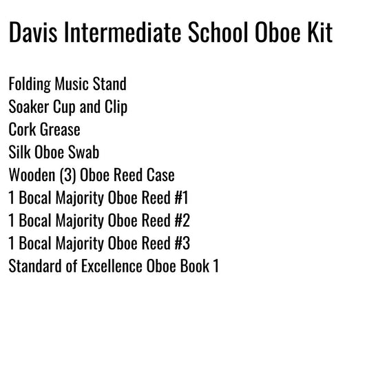 Davis Intermediate School (Wylie) Oboe Kit