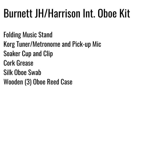 Burnett JH/Harrison Int (Wylie) Oboe Kit