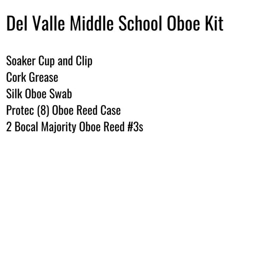 Del Valle Middle School Oboe Kit
