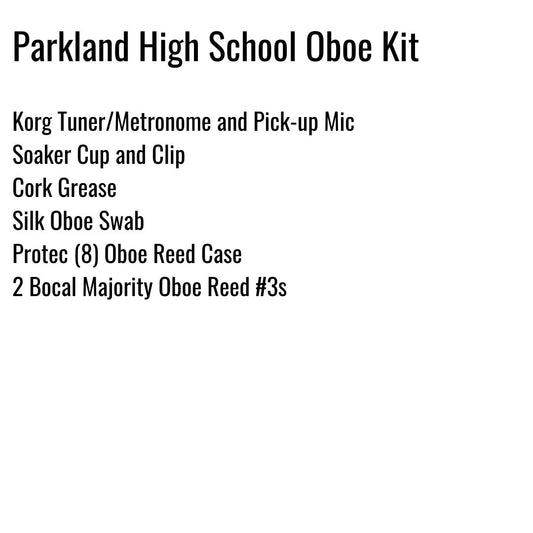 Parkland High School (Ysleta) Oboe Kit