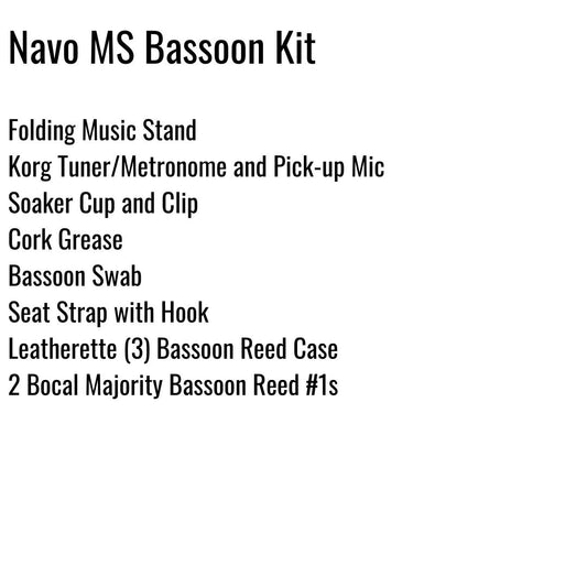 Navo Middle School Bassoon Kit