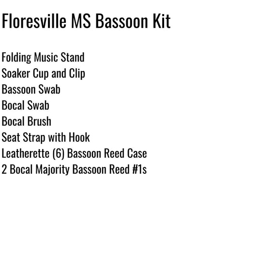 Floresville Middle School Bassoon Kit