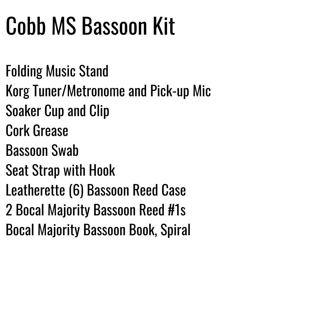 Cobb Middle School (Frisco) Bassoon Kit