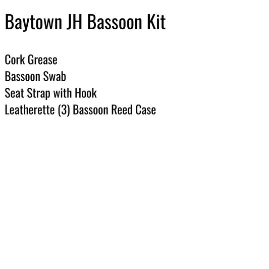 Baytown Junior HIgh Bassoon Kit