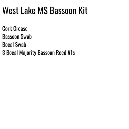 West Lake Middle School Bassoon Kit