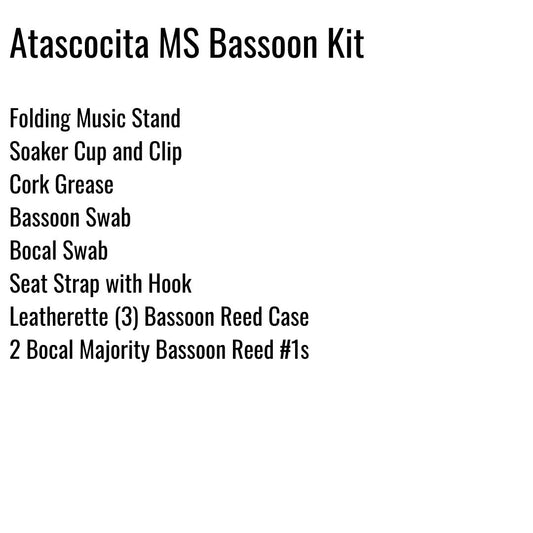 Atascocita Middle School Bassoon Kit