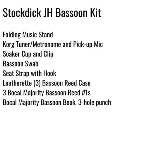 Stockdick Junior High Bassoon Kit