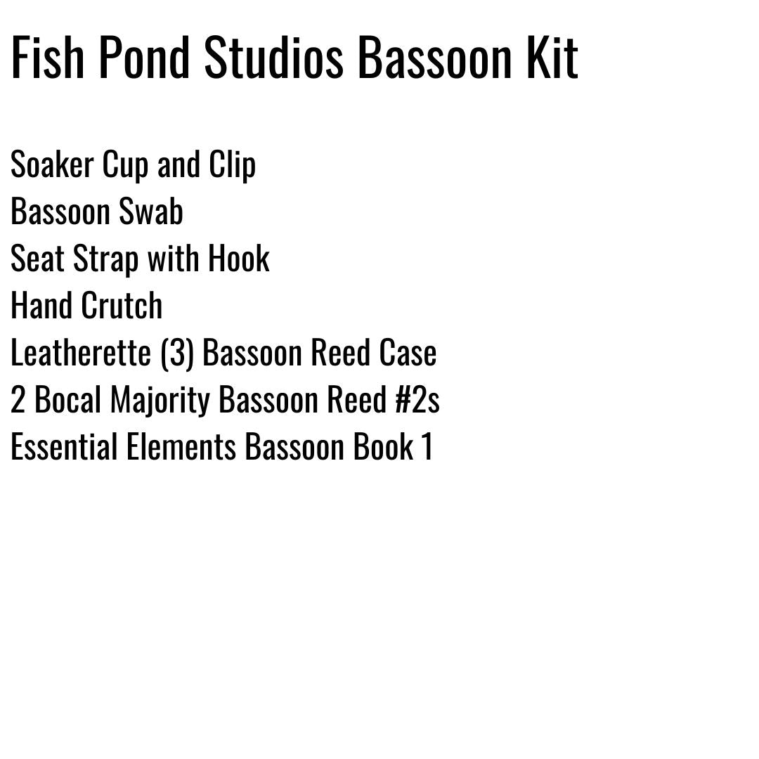 Fish Pond Studios Bassoon Kit