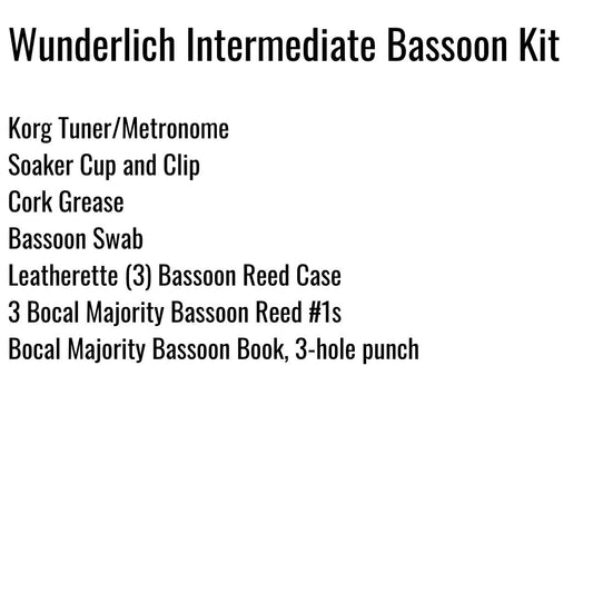Wunderlich Intermediate School Bassoon Kit