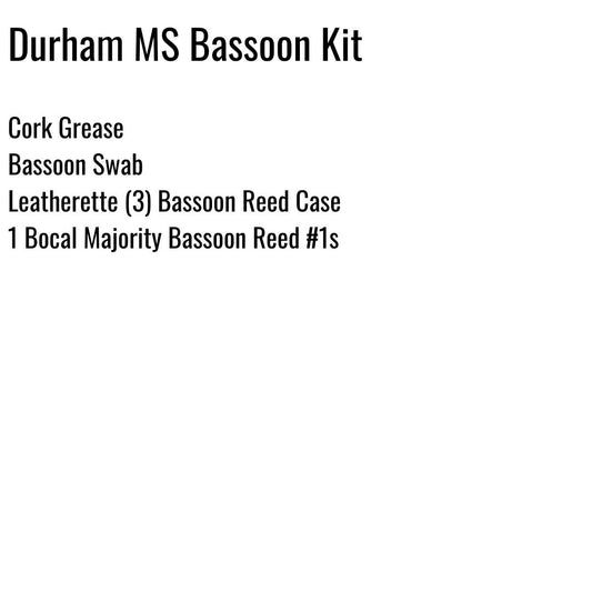 Durham Middle School Bassoon Kit