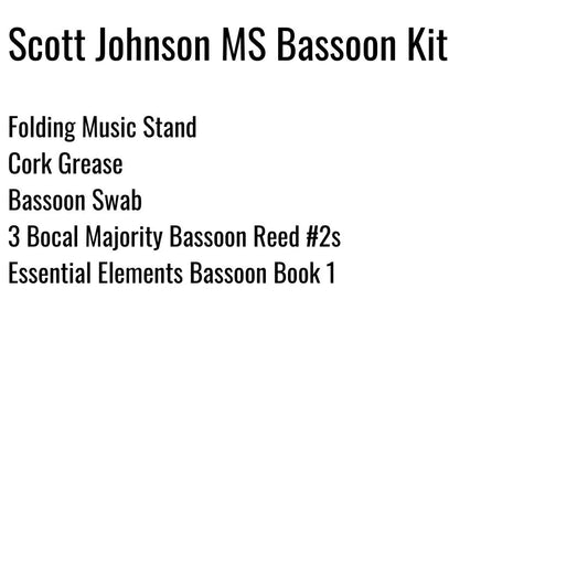 Johnson, Scott Middle School Bassoon Kit