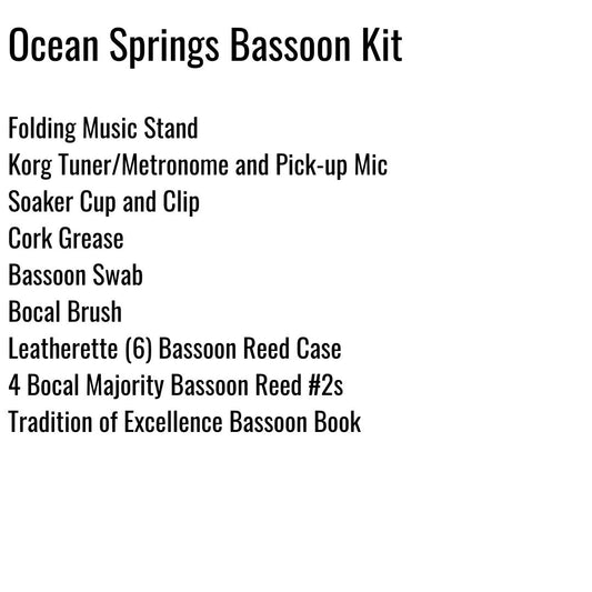Ocean Springs Upper Elementary School Bassoon Kit
